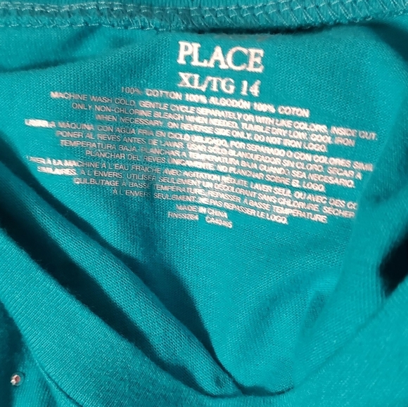 Shiny cheetah skirt and embellished tee new - Picture 2 of 3